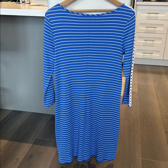 Lilly Pulitzer Marlowe Dress Beckon Blue Breeze Size L - Picture 7 of 17